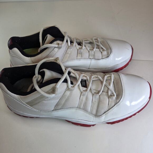 Nike Air Jordan 11 Retro Low Cherry 2012 White Red Size 13 528895-101 main image 8